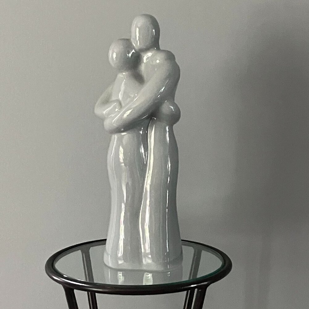 Lovers Embrace Ceramic Sculpture